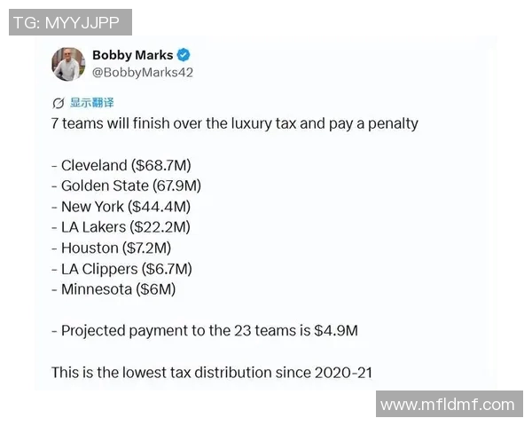 勇士队创下奢侈税新纪录以19亿美元换取附加赛资格